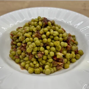 Guisantes con jamón