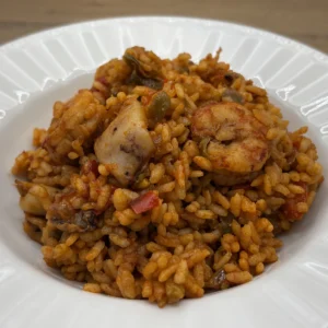 Paella de marisco