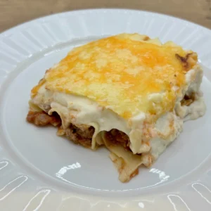 Canelones de pollo gratinados al horno