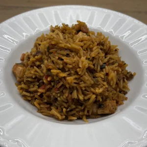 Arroz teriyaki